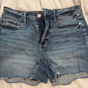 Judy Blue Classic Cut-Off Jean Shorts Blue
